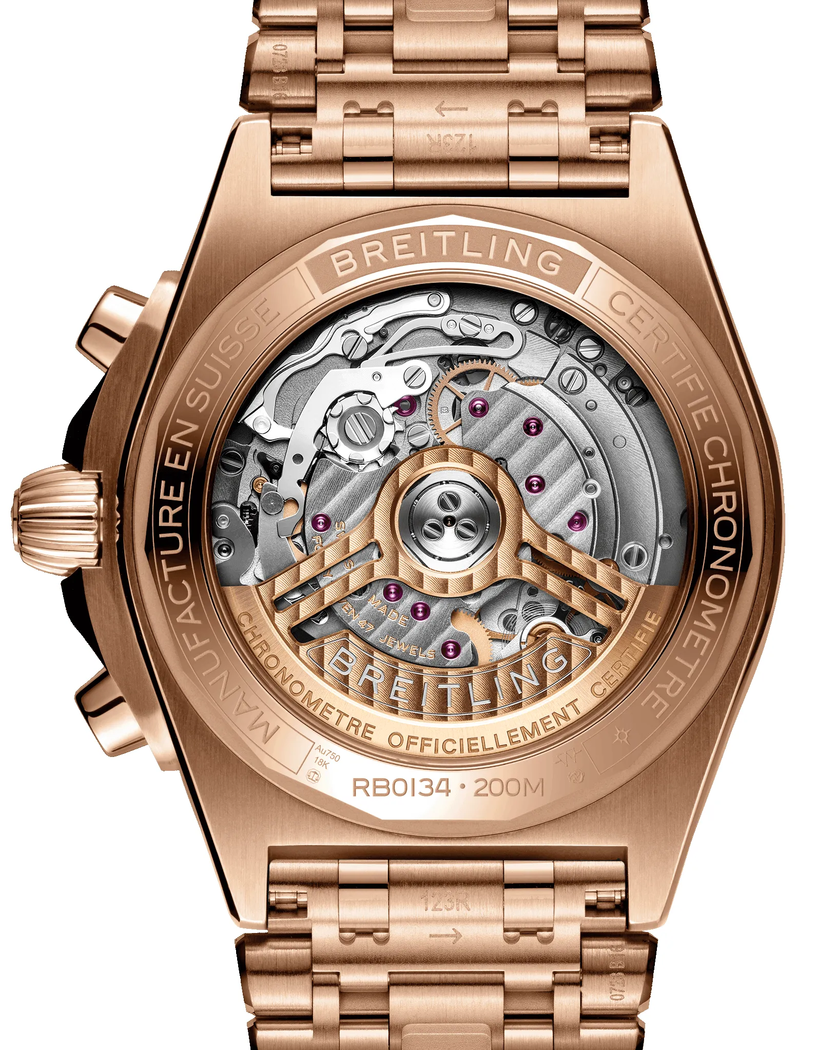 Breitling Chronomat B01 42 Green Watch sold by C.W. Sellors product image thumbnail 3