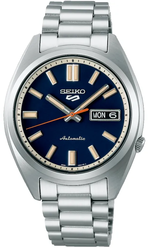 Seiko 5 Sports SNXS Rinse Blue Classic Sports Watch sold by C.W. Sellors