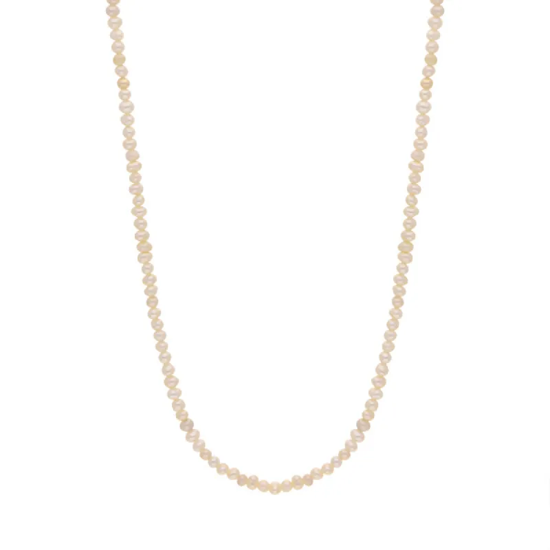 Cameo Italy Sterling Silver Pearl Necklet 45cm D sold by C.W. Sellors