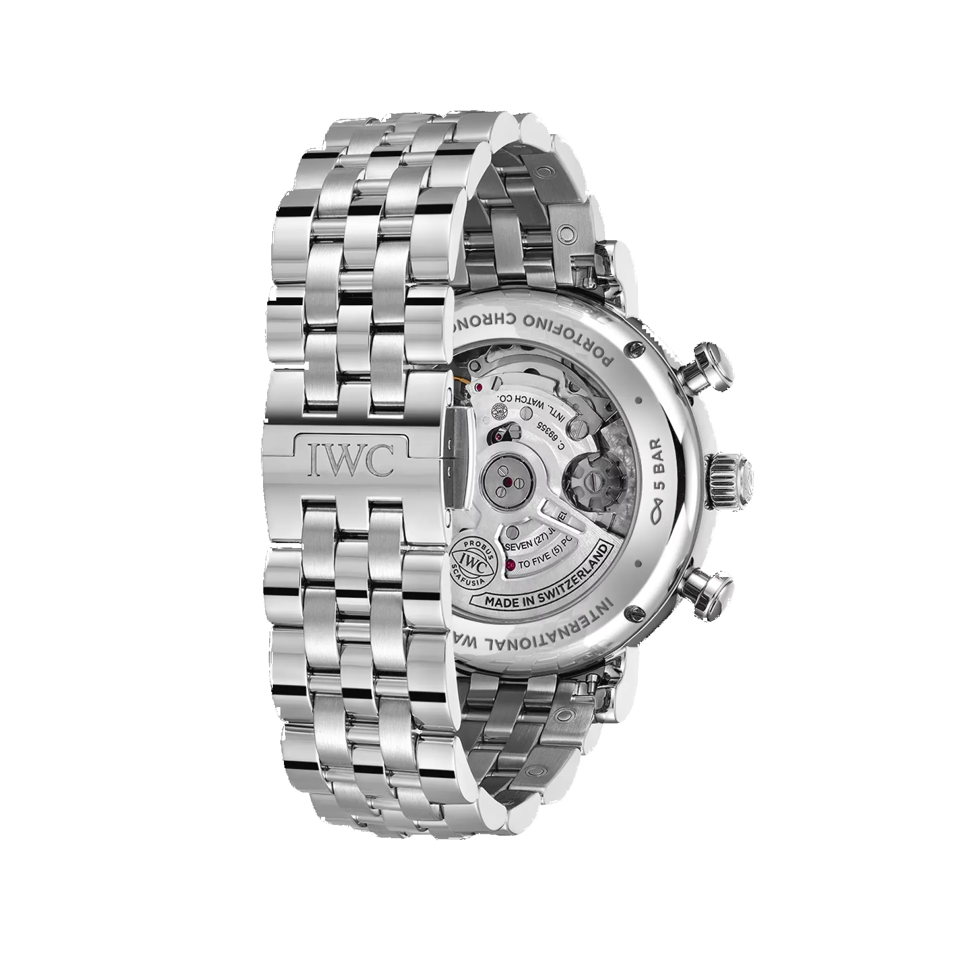 IWC Portofino Chronograph 39 Bracelet Watch sold by C.W. Sellors product image thumbnail 4