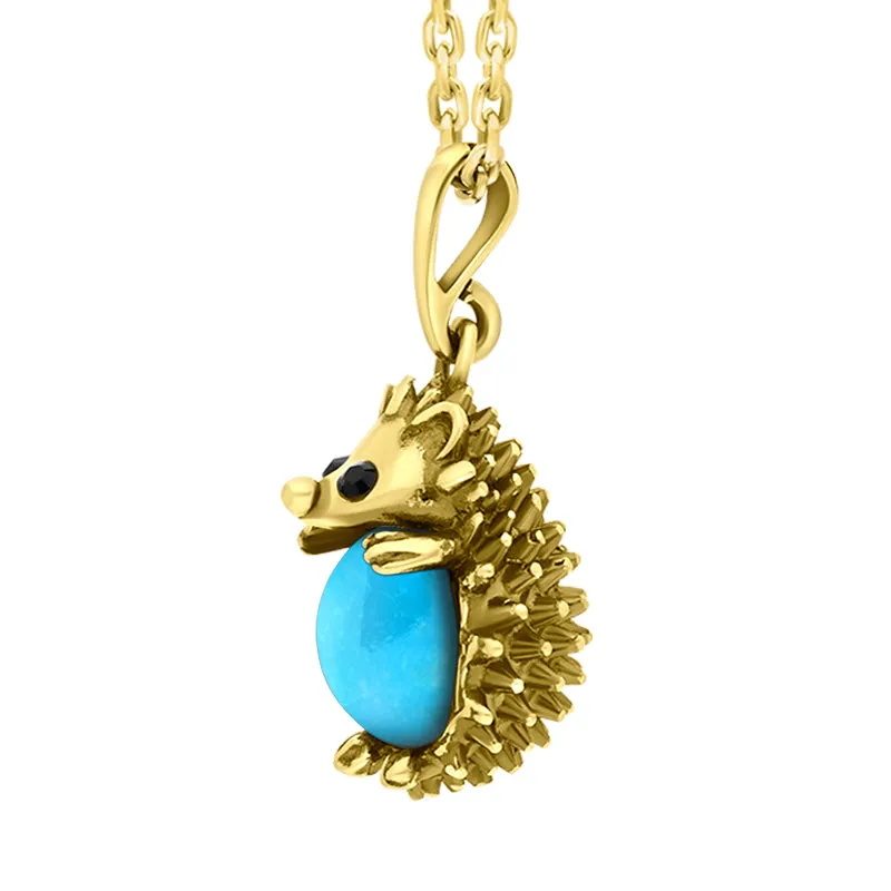 Sterling Silver Amber Medium Hedgehog Necklace sold by C.W. Sellors product image thumbnail 2