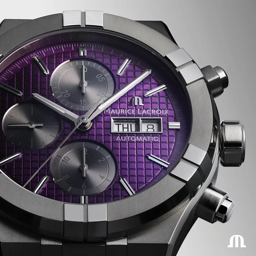 Maurice Lacroix Aikon Titanium Chronograph Watch sold by C.W. Sellors product image thumbnail 3
