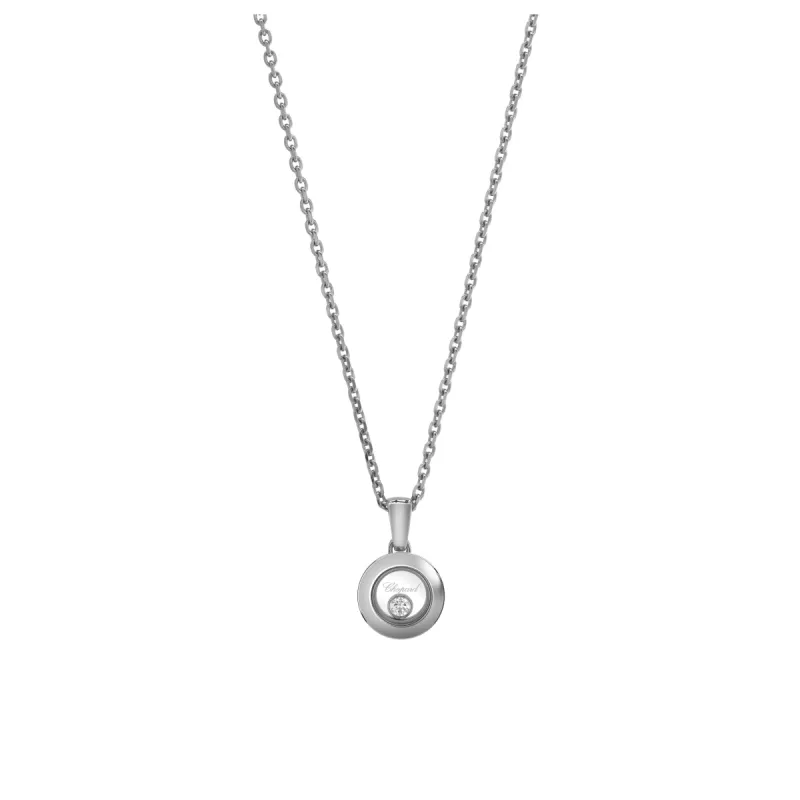 Chopard Happy Diamonds Icons 18ct White Gold 0.05ct Diamond Pendant sold by C.W. Sellors