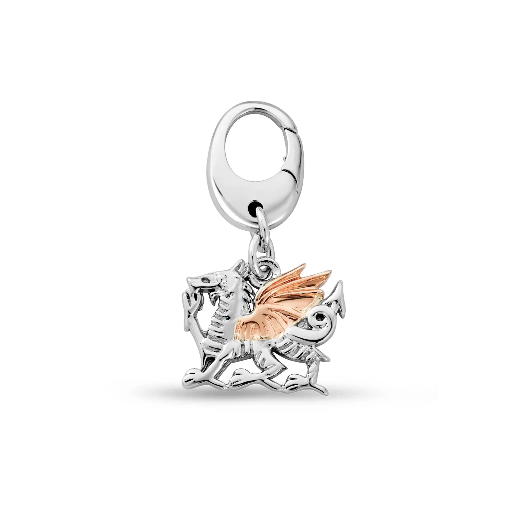 Clogau Tree of Life Insignia Silver Dragon Charm sold by C.W. Sellors