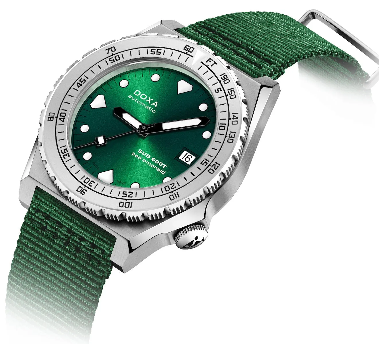 Doxa SUB 600T Sea Emerald Nato Watch sold by C.W. Sellors product image thumbnail 2