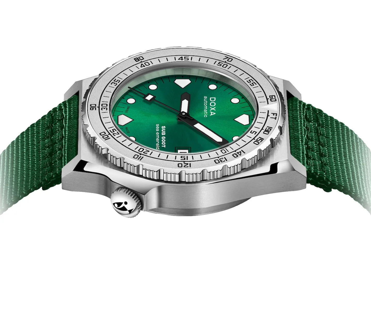 Doxa SUB 600T Sea Emerald Nato Watch sold by C.W. Sellors product image thumbnail 3