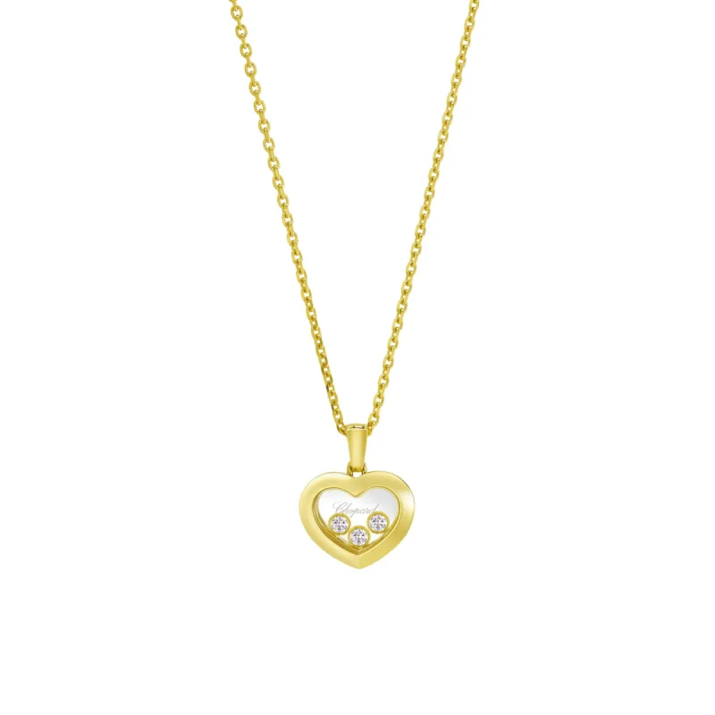 Chopard Happy Diamonds Icons 18ct Yellow Gold 0.15ct Diamond Pendant sold by C.W. Sellors