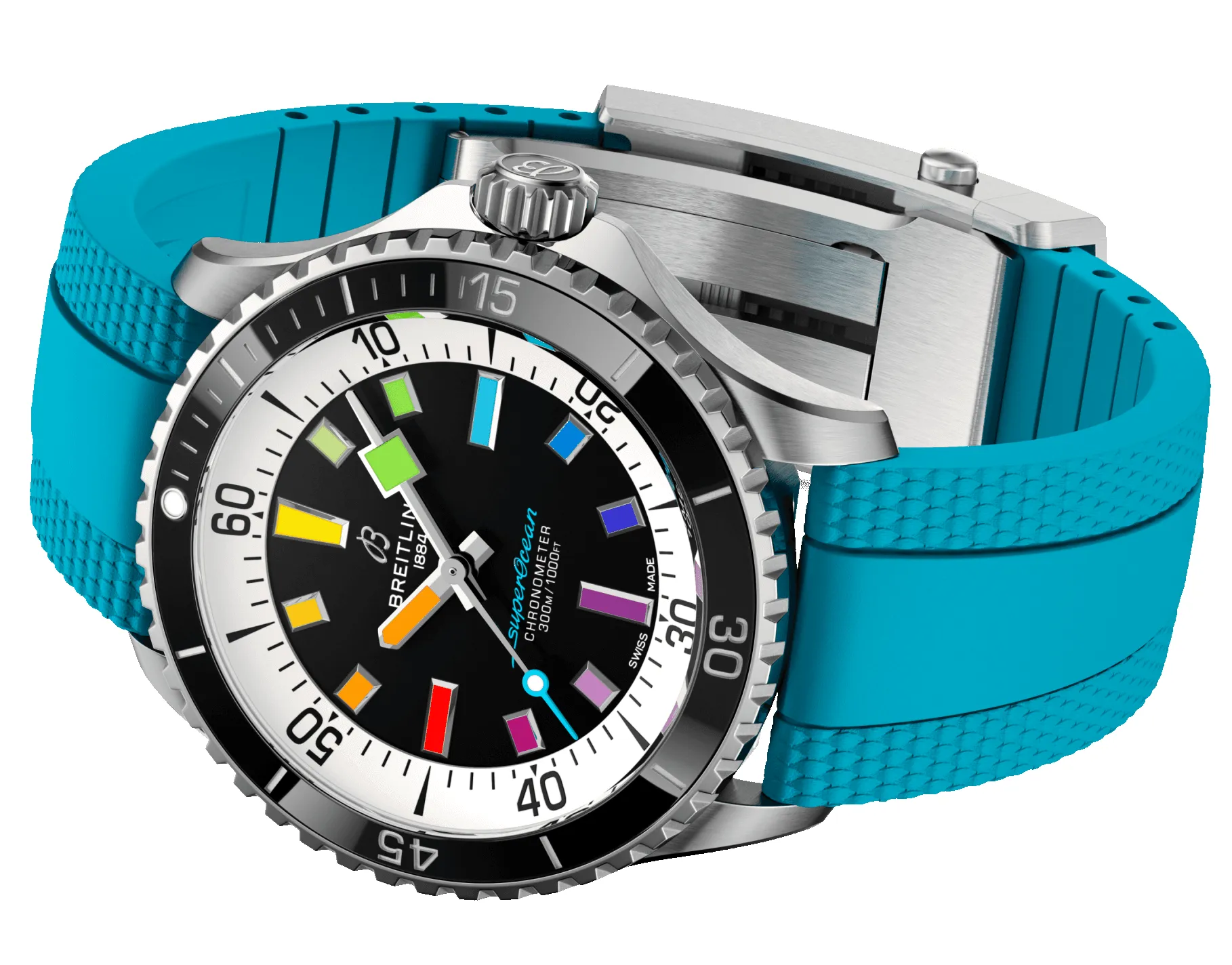 Breitling Superocean Automatic 42 Rainbow Watch sold by C.W. Sellors product image thumbnail 5