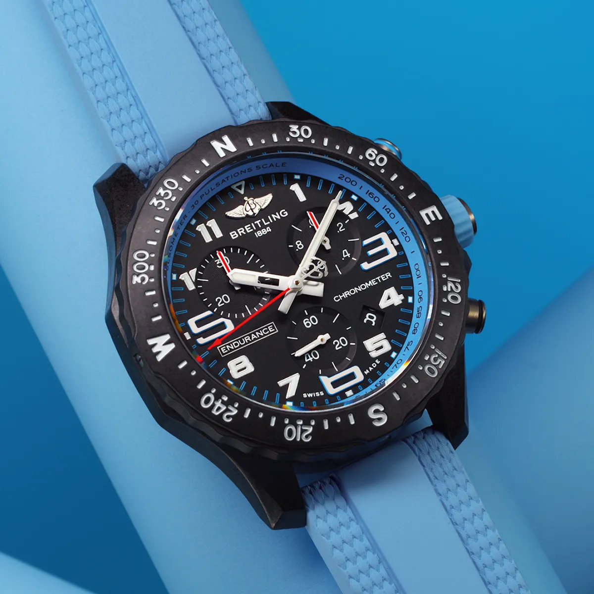 Breitling Professional Endurance Pro 38 Turquoise Watch sold by C.W. Sellors product image thumbnail 3