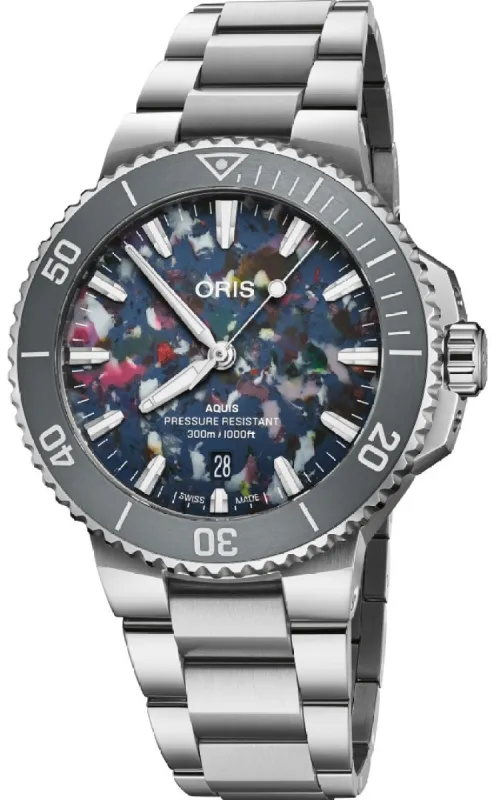 Oris Aquis Date Upcycle 41.5mm Watch sold by C.W. Sellors