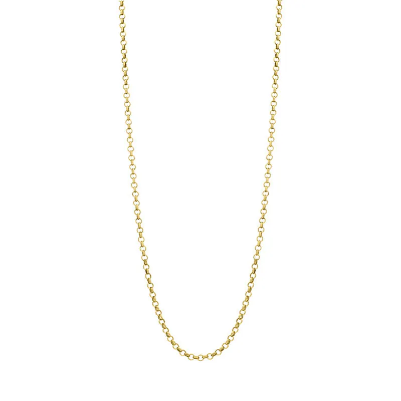 Cameo Italy Sterling Silver Yellow Gold Plated 90cm Chain D sold by C.W. Sellors