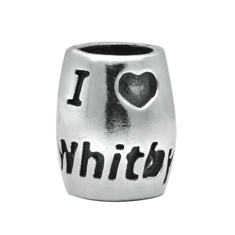 Sterling Silver I Heart Whitby Charm sold by C.W. Sellors