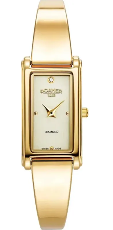 Roamer Elegance Diamond Champagne Watch sold by C.W. Sellors