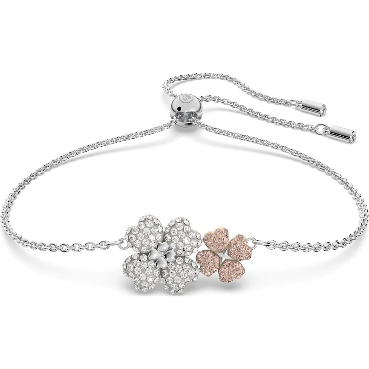 Swarovski Latisha Rhodium Plated Mulitcoloured Crystal Flower Bracelet D sold by C.W. Sellors