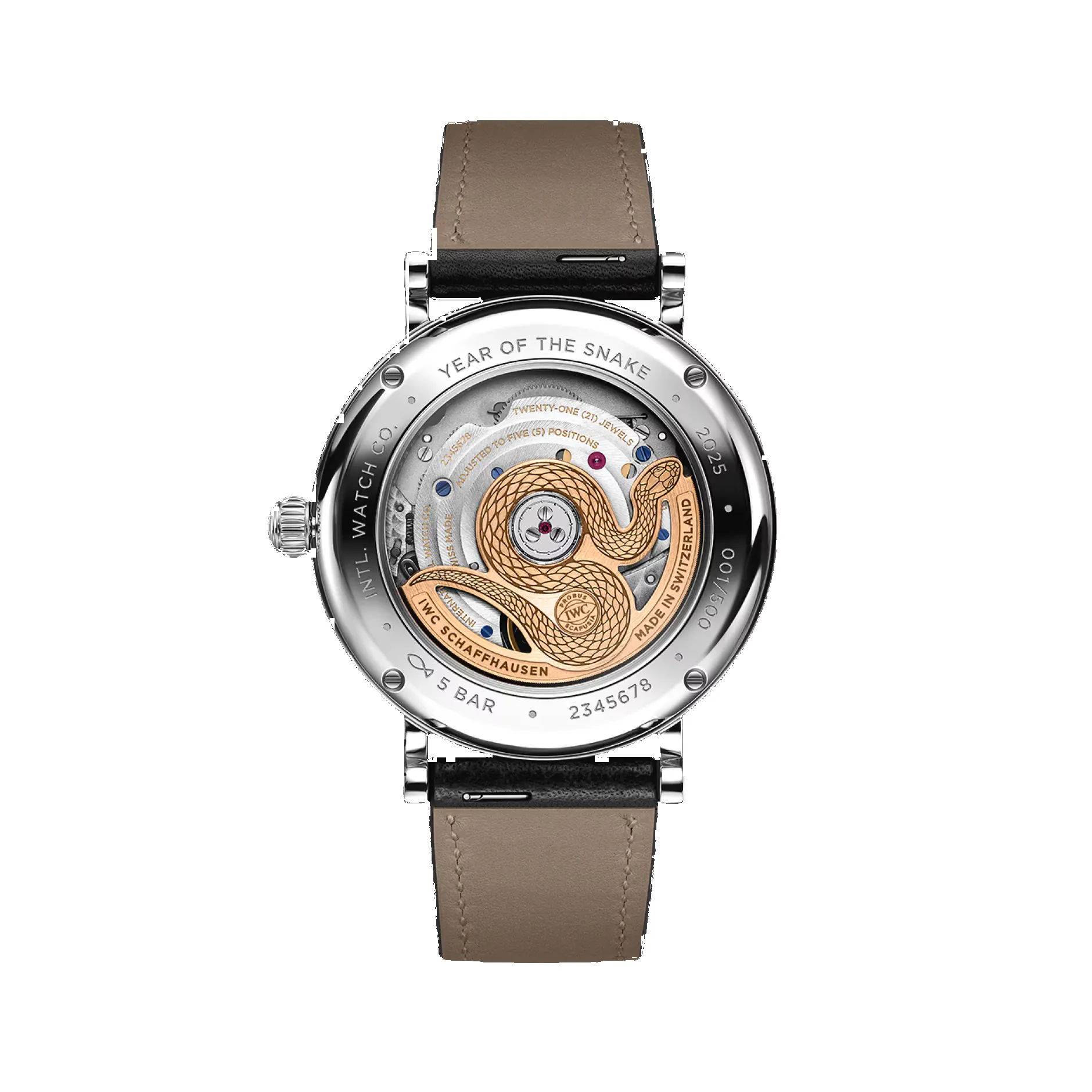 IWC Portofino Automatic Moon Phase 37 Year of the Snake Limited Edition sold by C.W. Sellors product image thumbnail 2