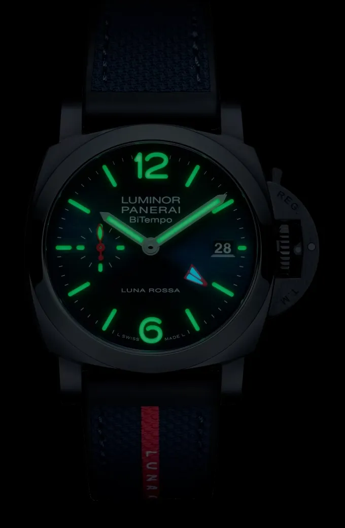 Panerai Luminor Quaranta BiTempo Luna Rossa Watch sold by C.W. Sellors product image thumbnail 3