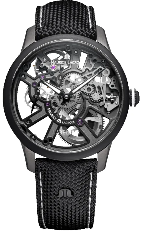 Maurice Lacroix Masterpiece Skeleton Label Noir Limited Edition Watch made by C.W. Sellors