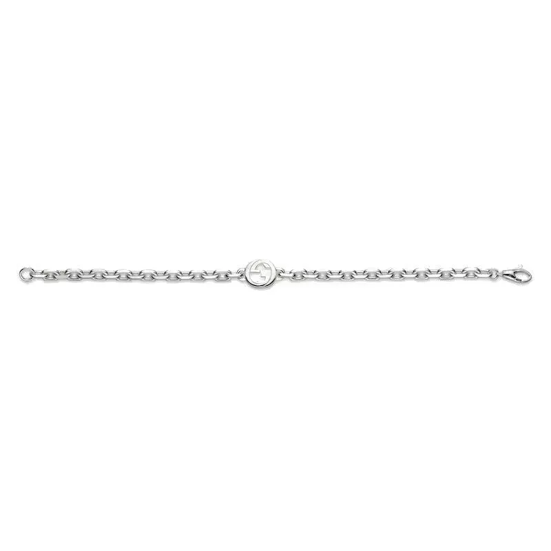Gucci Interlocking Sterling Silver Bracelet sold by C.W. Sellors product image thumbnail 2