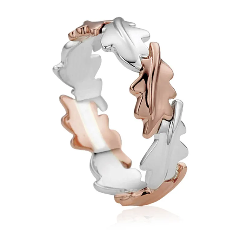 Clogau Royal Oak Sterling Silver Ring D made by C.W. Sellors