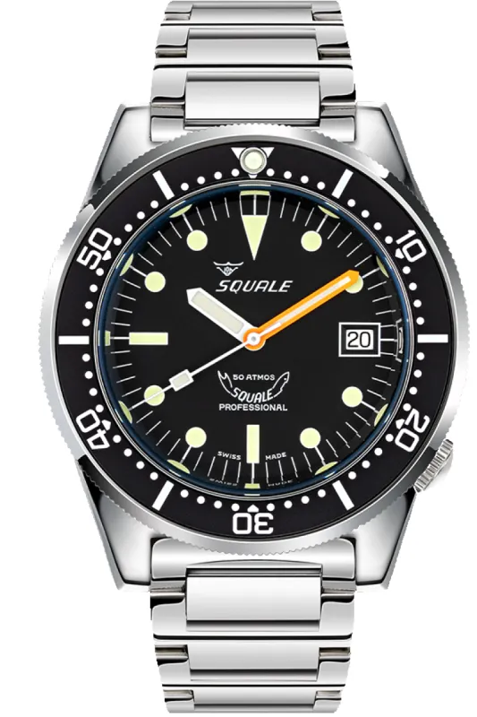 Squale 1521 Classic Bracelet Watch sold by C.W. Sellors