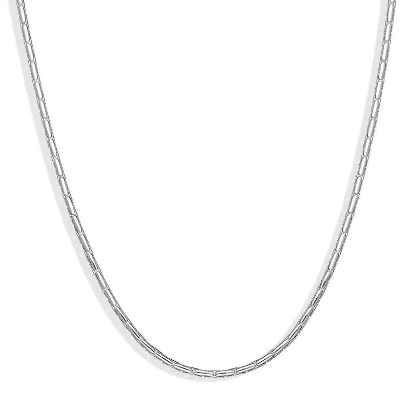 Sterling Silver 18 Inch Snake Link Chain D sold by C.W. Sellors