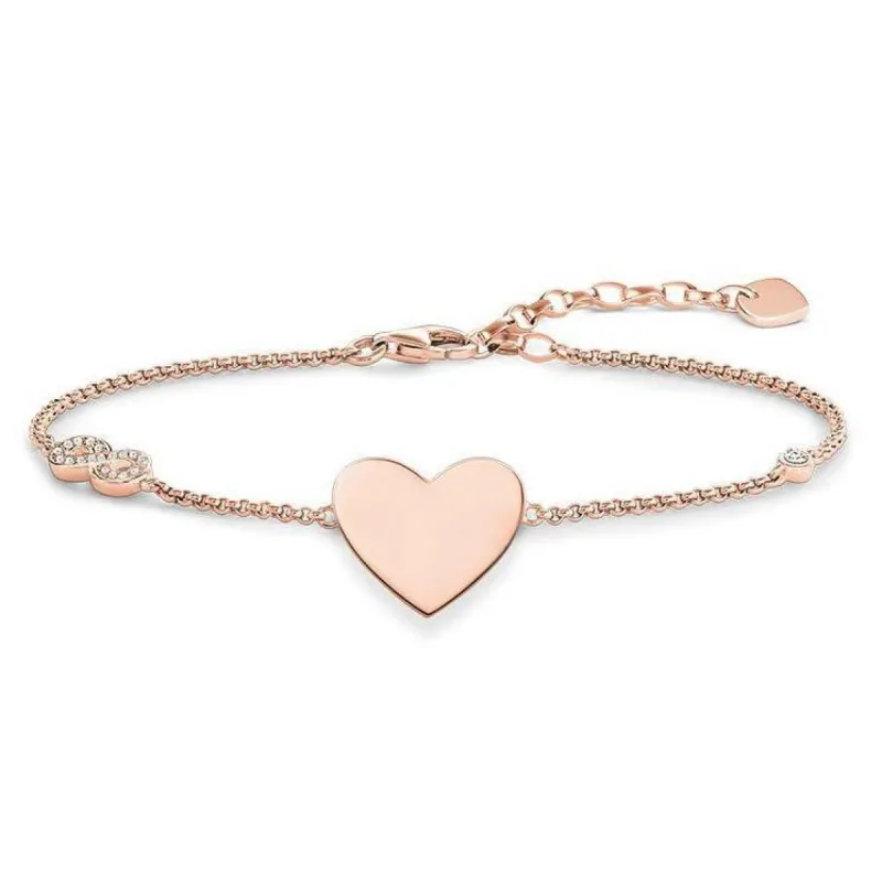 Thomas Sabo Glam And Soul Rose Gold Heart Bracelet D sold by C.W. Sellors