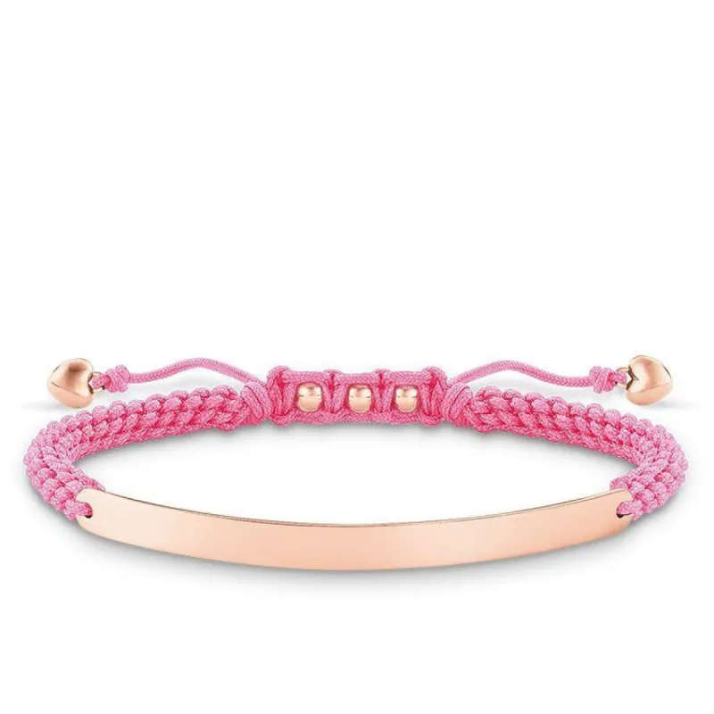 Thomas Sabo Love Bridge Rose Gold Pink Heart Bracelet D sold by C.W. Sellors