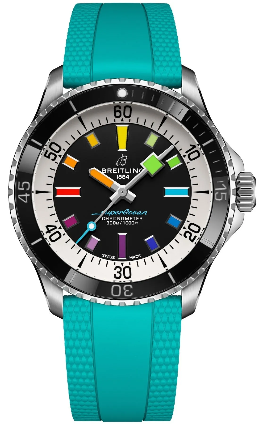 Breitling Superocean Automatic 42 Rainbow sold by C.W. Sellors