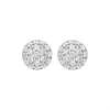 18ct White Gold 0.20ct Diamond Round Cluster Stud Earrings sold by C.W. Sellors