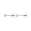 18ct White Gold 0.20ct Diamond Round Cluster Stud Earrings sold by C.W. Sellors