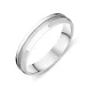 Palladium 4.5mm Channelled Wedding Ring D sold by C.W. Sellors