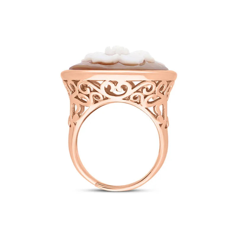 Cameo Italy Rose Gold Plated Sterling Silver Flower Bunch Ring D sold by C.W. Sellors product image thumbnail 3