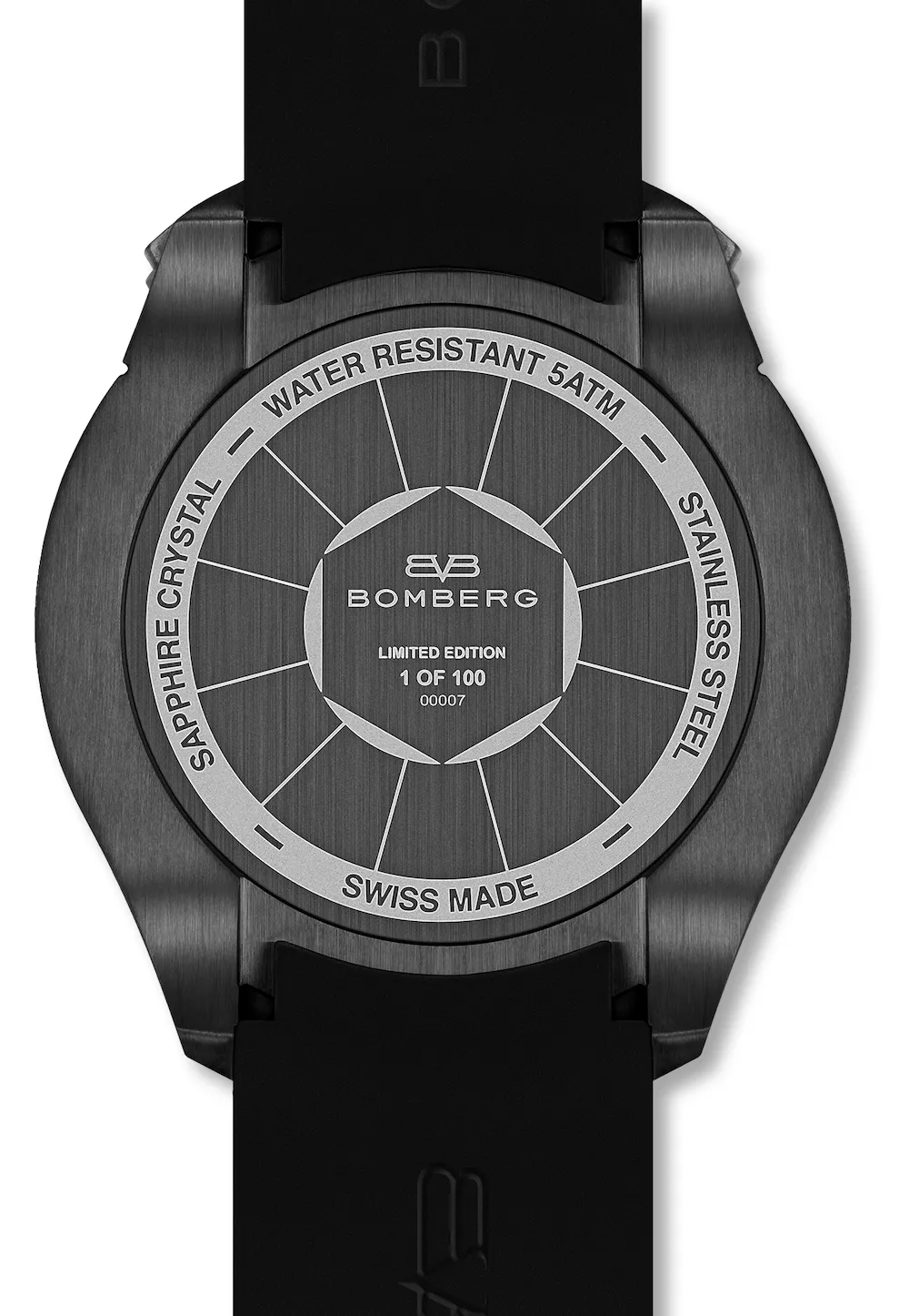 Bomberg Bolt-68 Racing Chroma Carbone Black Limited Edition Watch sold by C.W. Sellors product image thumbnail 5