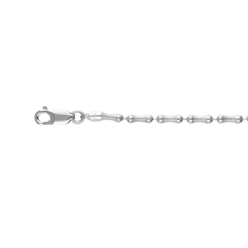 Sterling Silver 16 Inch Satin Finish Bone Shaped Link Chain D sold by C.W. Sellors product image thumbnail 2