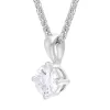 18ct White Gold 0.50ct Diamond Solitaire Pendant Necklace sold by C.W. Sellors