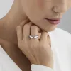 Georg Jensen Offspring Matte Sterling Silver Ring sold by C.W. Sellors