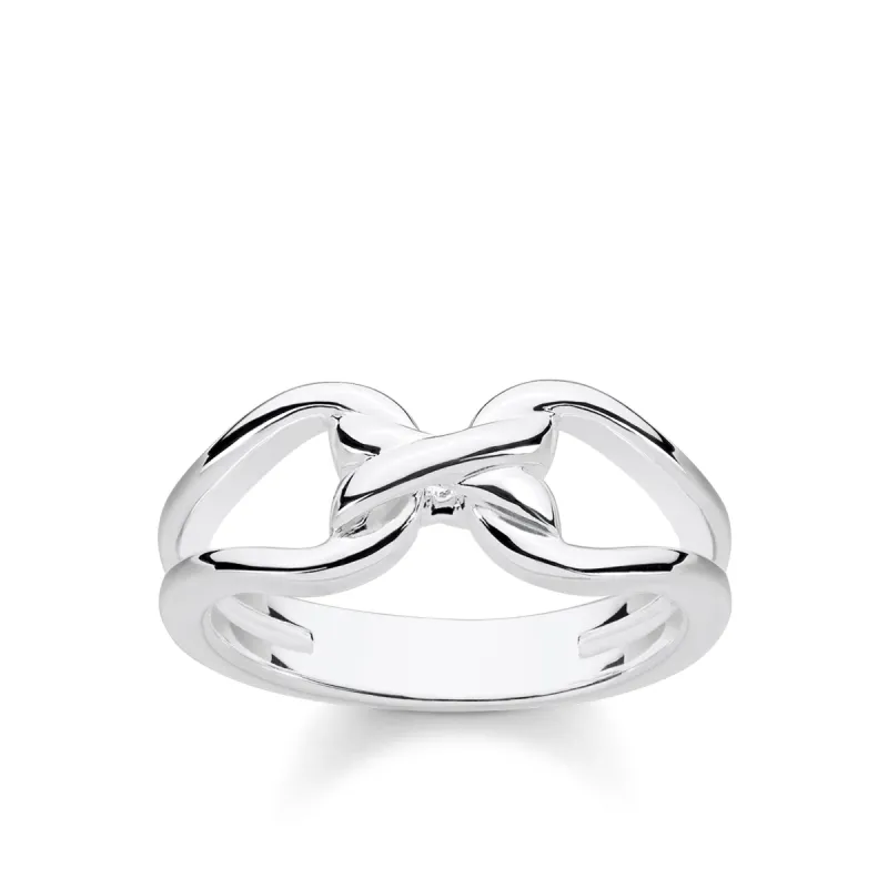 Thomas Sabo Glam & Soul Sterling Silver Heritage Ring D made by Thomas Sabo