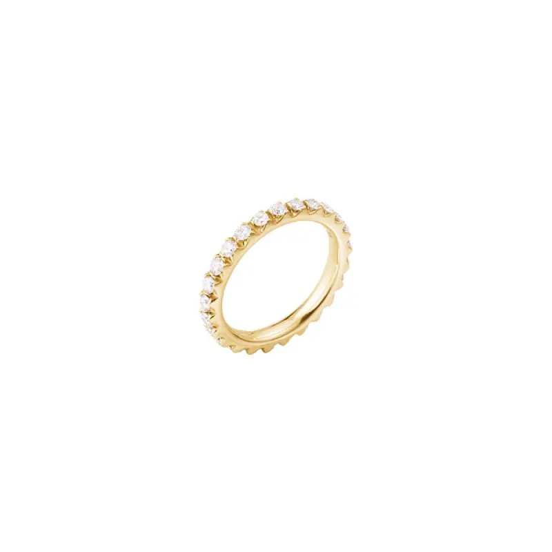 Georg Jensen Signature Diamonds 18ct Yellow Gold Ring sold by C.W. Sellors