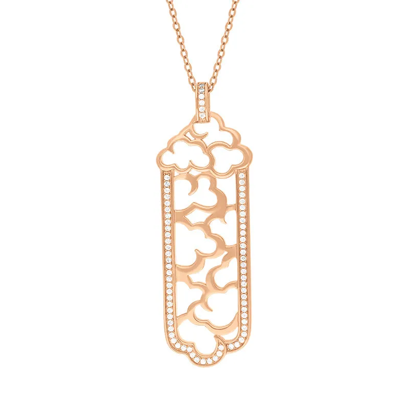 Vixi Jewellery Daydream Rose Gold Column Necklace D sold by C.W. Sellors