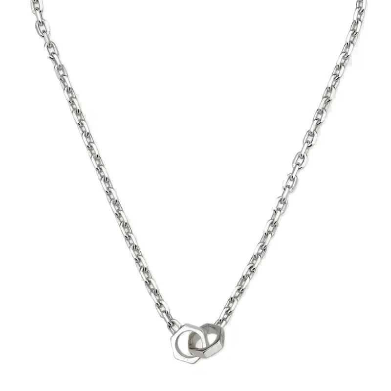 Gucci Trademark Sterling Silver Necklace sold by C.W. Sellors
