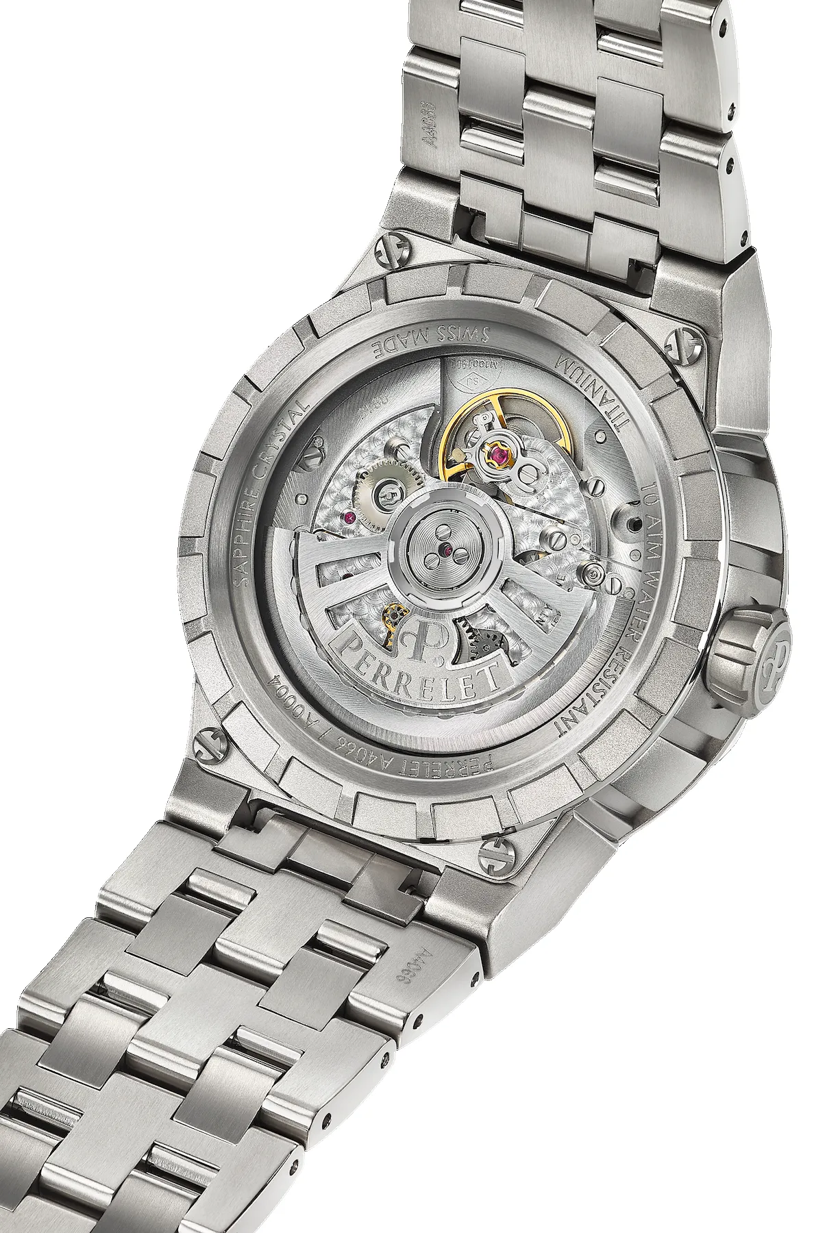 Perrelet Turbine Titanium 41 Blue Bracelet Watch sold by C.W. Sellors product image thumbnail 2