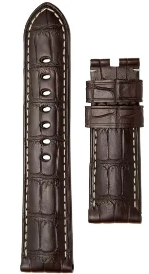 Panerai Strap Aligator Dark Brown 22/20mm sold by C.W. Sellors