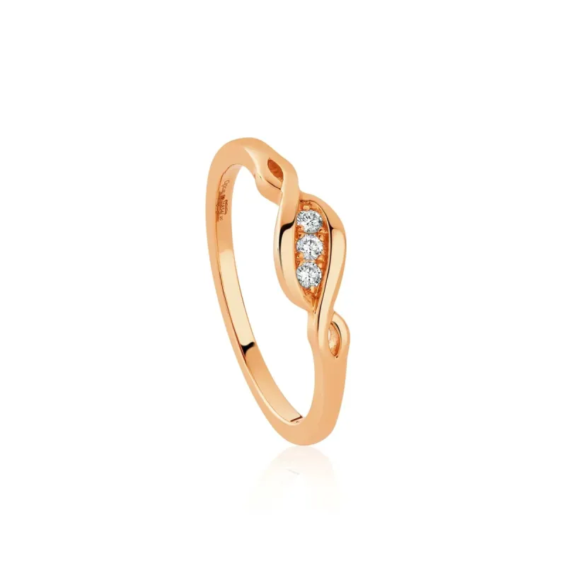 Clogau Past Present Future 1854 18ct Gold Diamond Ring sold by C.W. Sellors