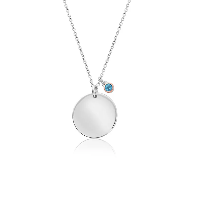 Clogau Celebration December Sterling Silver Birthstone Pendant D sold by C.W. Sellors