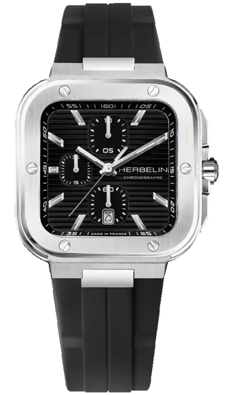 Herbelin Cap Camarat Square Chronograph Watch made by C.W. Sellors