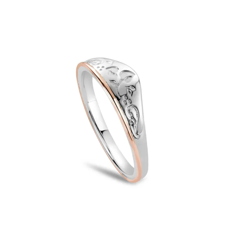 Clogau Tree of Life Filigree Silver Ring D made by C.W. Sellors