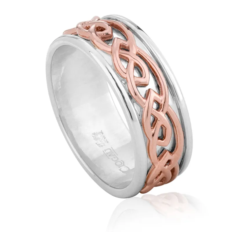 Clogau Annwyl Sterling Silver Rose Gold Ring sold by C.W. Sellors