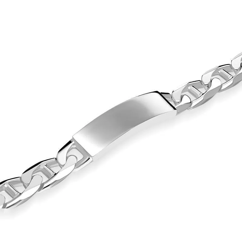 Sterling Silver Marine Link Identity Bracelet D sold by C.W. Sellors product image thumbnail 2