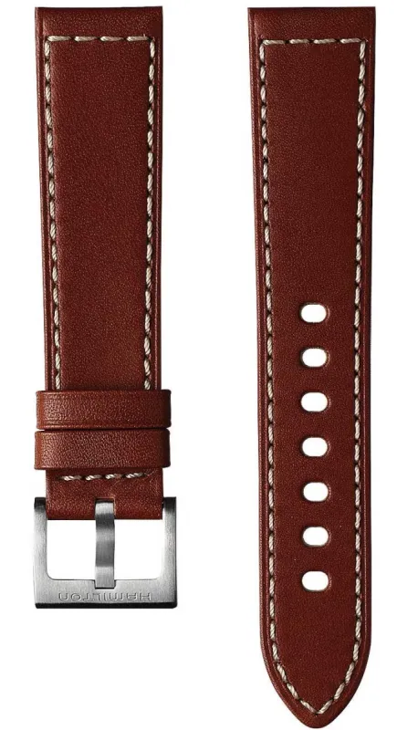 Hamilton Strap Khaki Field Leather Brown D sold by C.W. Sellors