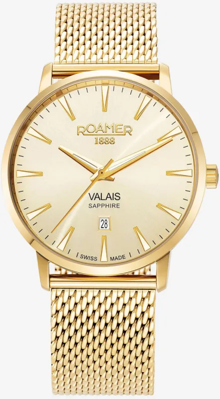 Roamer Valais Champagne Gents Watch sold by C.W. Sellors